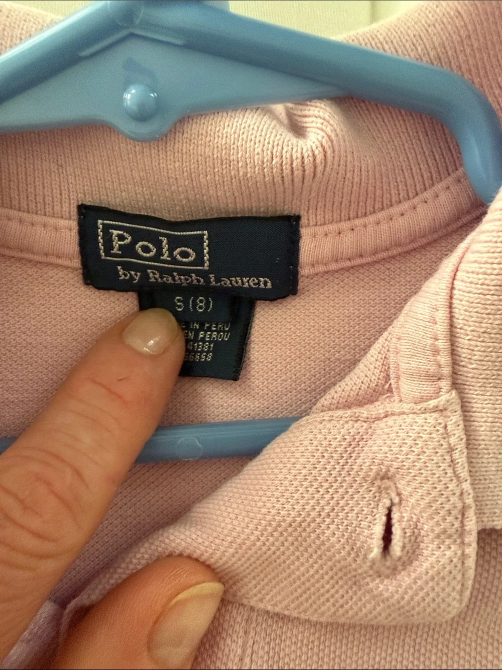 Ralph Lauren Pink Polo Shirt with Embroidered Pony